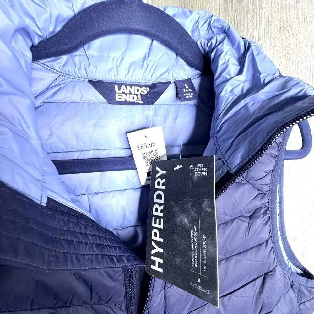 Lands' End Hyper Dry 800 Down Vest
